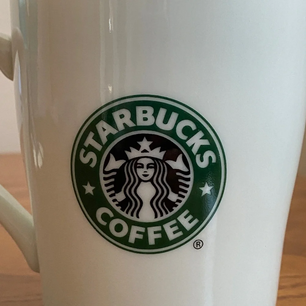 Starbucks Green Logo White Mug 2007